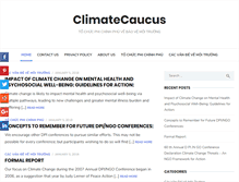 Tablet Screenshot of climatecaucus.net